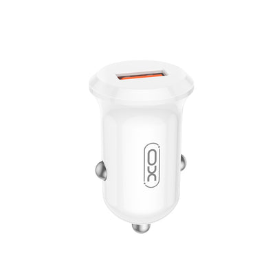 Incarcator auto XO Cc68 18W QC 1x USB Alb