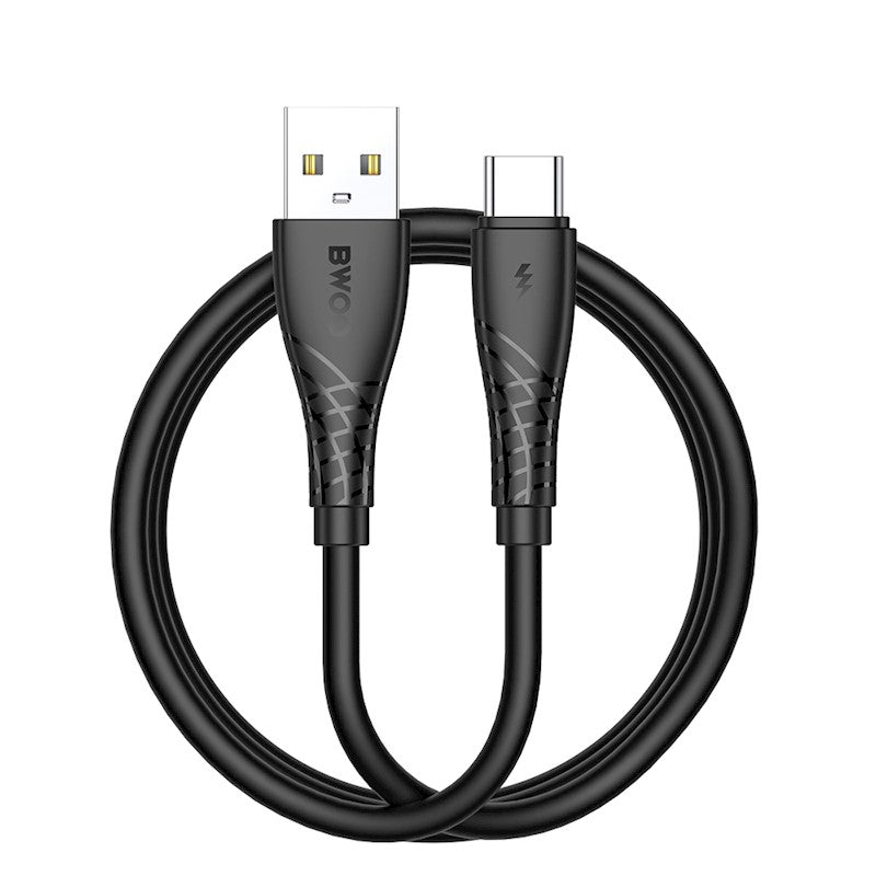 Cablu BWOO USB - Usb-c 1m 27W 3A Negru Bo-x318c