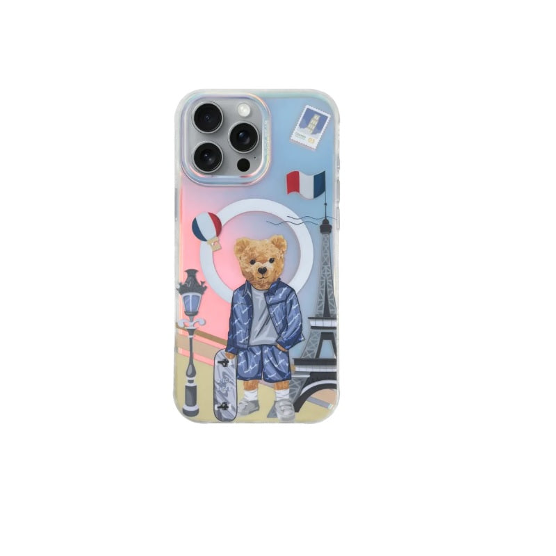 Husa Zuck Bear Darnell Magsafe pentru iPhone 16 Paris TTT