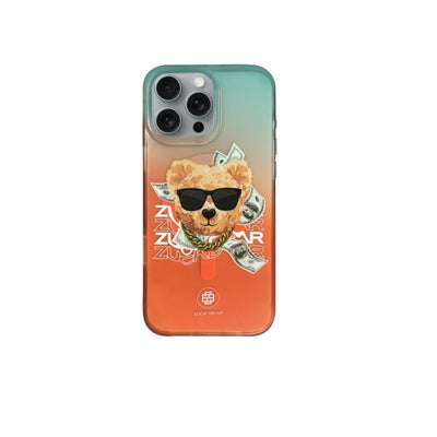 Husa Zuck Bear Harold Magsafe pentru iPhone 16 Pro Max Portocaliu TTT
