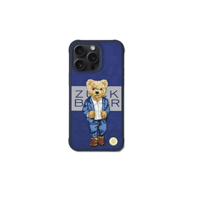 Husa Zuck Bear Paris Gentelman pentru iPhone 16 Pro Max Suit TTT