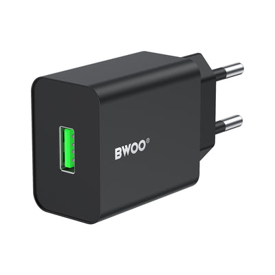 Incarcator priza BWOO Cda249 5V 2,4A Usb-a, Negru