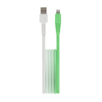 Cablu Setty USB - Lightning 1,5 M 2,4A Kga-l-1.52420 Mint-Alb Gradient
