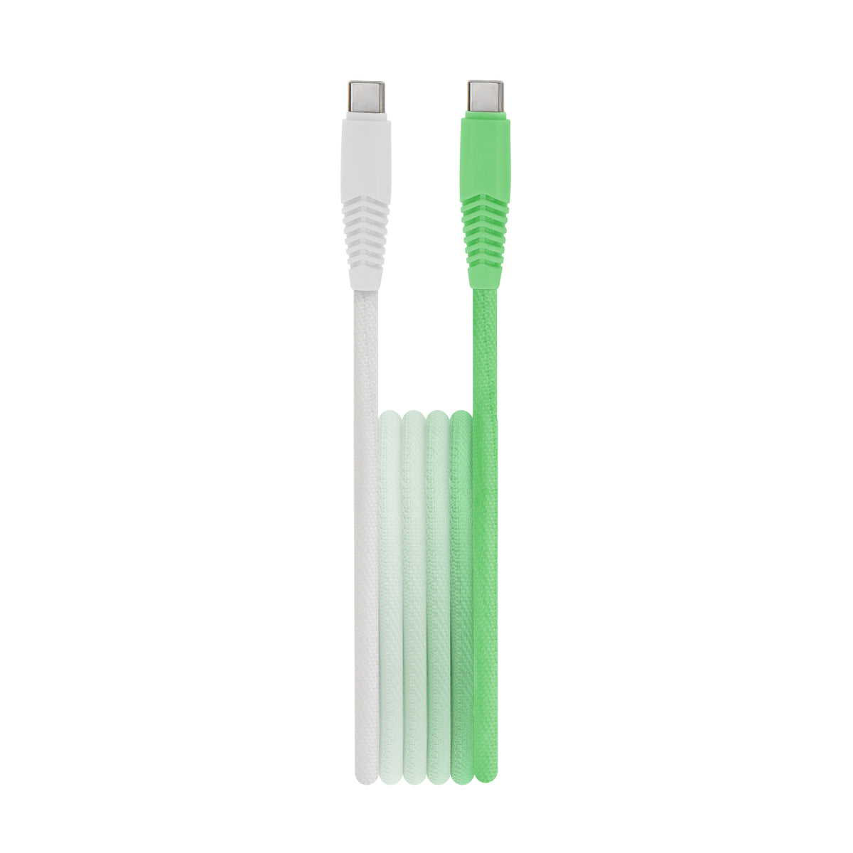 Cablu Setty Usb-c - Usb-c 1,5 M 3A Kgc-c-1.5320 Mint-Alb Gradient