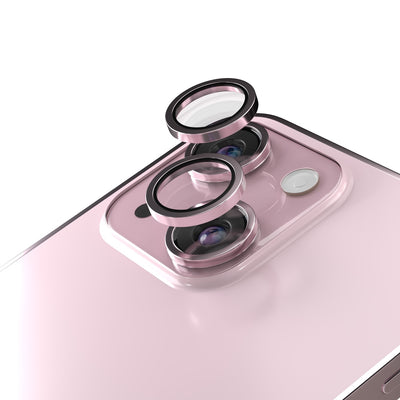 Folie Etteri Camera Lens Protector pentru iPhone 15 / 15 Plus Roz