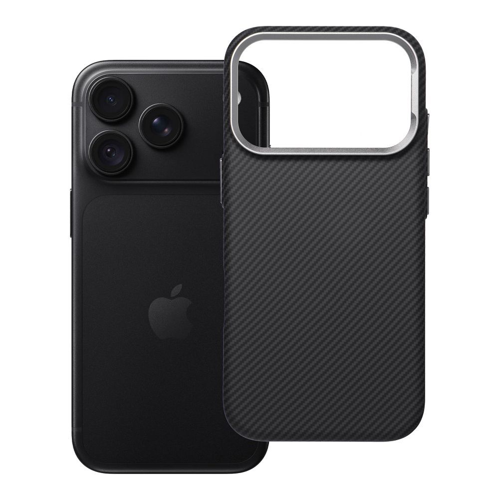 Husa K-look pentru iPhone 18 Pro / 17 Pro Compatible cu Magsafe Negru