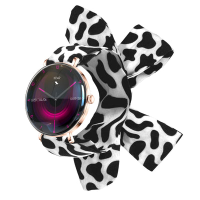 Curea Forever Smartwatch Lucca Roz auriu - Spotted Band