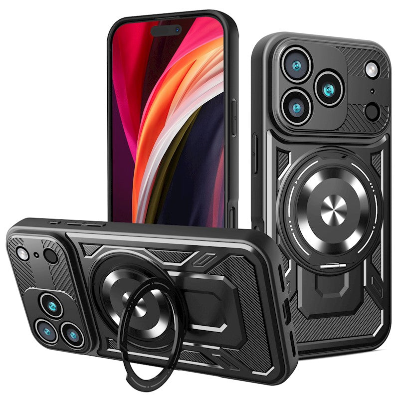 Husa Defender Armor Mag pentru iPhone 17 Pro 6,3" / 18 Pro 6,3" Negru