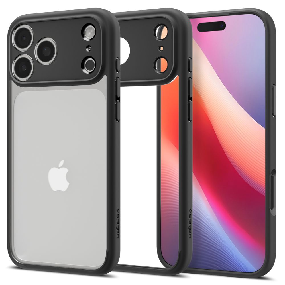 Husa Spigen Ultra Hybrid pentru iPhone 17 Pro Matte Negru