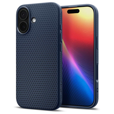 Husa Spigen Liquid Air pentru iPhone 17 Bleumarin