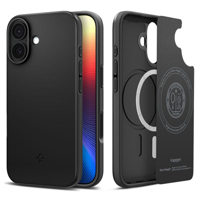 Husa Spigen Thin Fit Mag Magsafe pentru iPhone 17 Negru