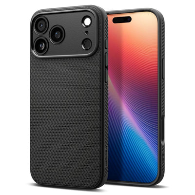 Husa Spigen Liquid Air pentru iPhone 17 Pro Max Matte Negru