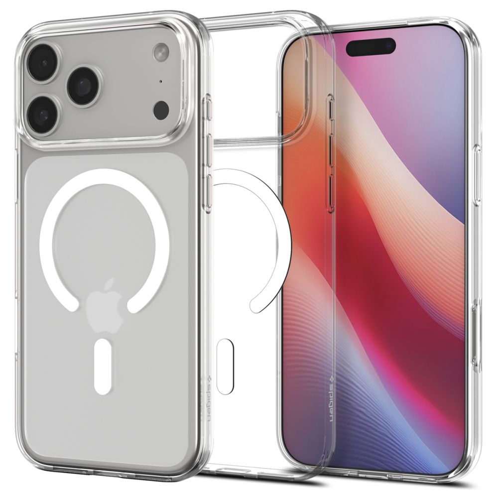 Husa Spigen Liquid Crystal Mag Magsafe pentru iPhone 17 Pro Max Transparent/Alb
