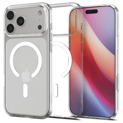 Husa Spigen Liquid Crystal Mag Magsafe pentru iPhone 17 Pro Transparent/Alb