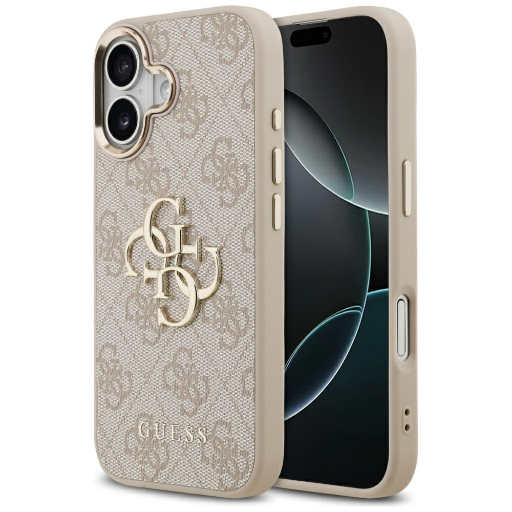 Husa Guess pentru iPhone 17 HC 4G PU W/ BIG 4G Classic Logo GD Roz