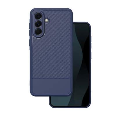 Husa Simple Carbon pentru Samsung Galaxy A56 5G Albastru