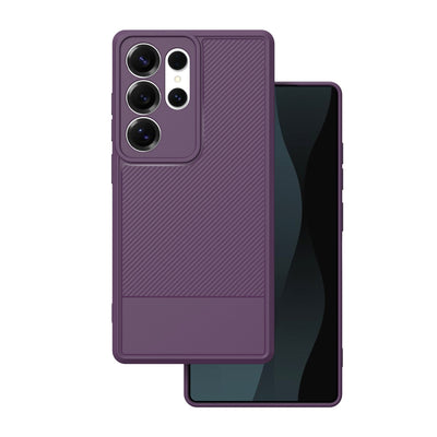 Husa Simple Carbon pentru Samsung Galaxy S25 Ultra Mov