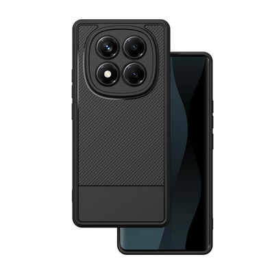 Husa Simple Carbon pentru Xiaomi Redmi Note 14 Pro 5G (Global) / Note 14 Pro Plus 5G (Global) Negru