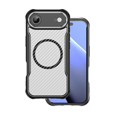 Husa Defender Carbon Mag pentru iPhone 17 Air 6,6" Negru