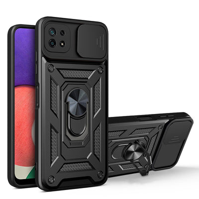 Husa Defender Slide pentru Samsung Galaxy A22 5G Negru