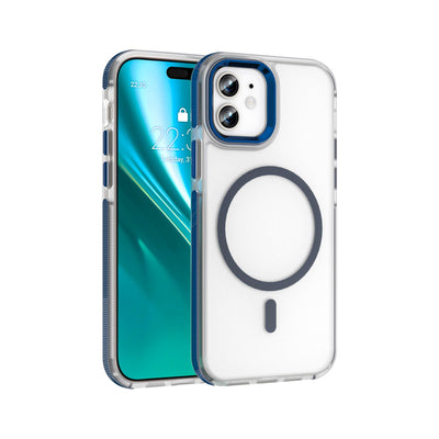 Husa Etteri Icy Mag pentru iPhone 12 / 12 Pro 6,1'' Albastru