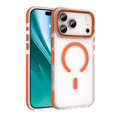 Husa Etteri Icy Mag pentru iPhone 16 Pro 6,3" Portocaliu