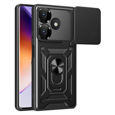 Husa Defender Slide pentru Xiaomi Redmi 13 4G / 13 5G Negru