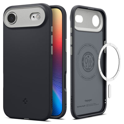 Husa Spigen Nano Pop Mag Magsafe pentru iPhone 17 Air Negru Sesame