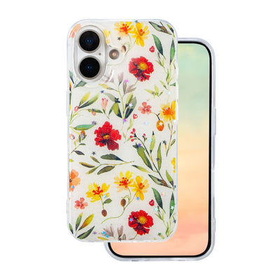 Husa Glow Glam pentru iPhone 17 6,3" Alb