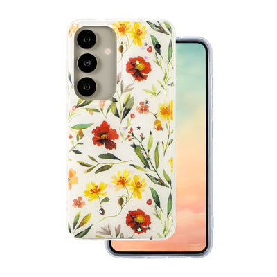 Husa Glow Glam pentru Samsung Galaxy S25 Alb