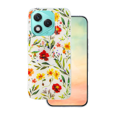 Husa Glow Glam BKT pentru Honor 400 Lite Alb