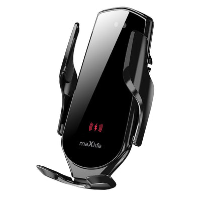 Suport auto Maxlife pentru Air Vent Mxch-08 Automatic cu Wireless Charging Negru 15W