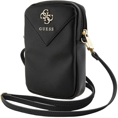 Husa Guess Bag Guwbzpgstegk Negru/Negru Zip Triangle 4G