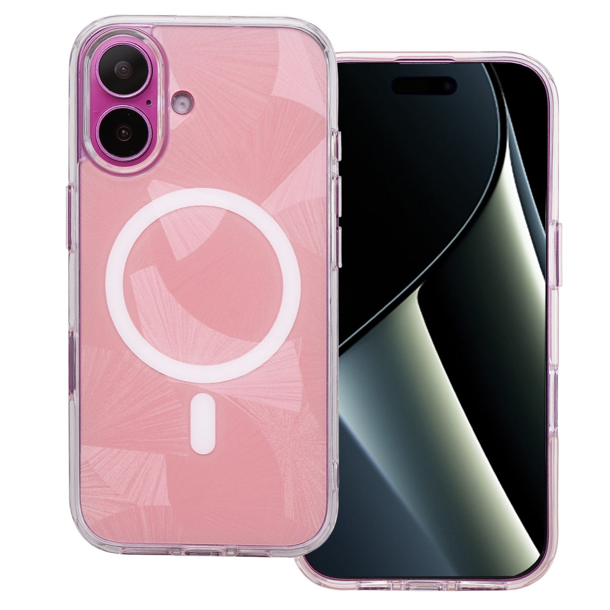 Husa Flash Mag pentru iPhone 16 6,1" Roz