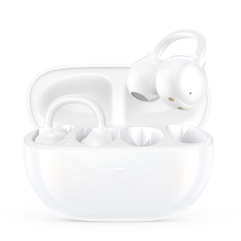 Casti BWOO Bluetooth Bw39 TWS pentru Running Alb