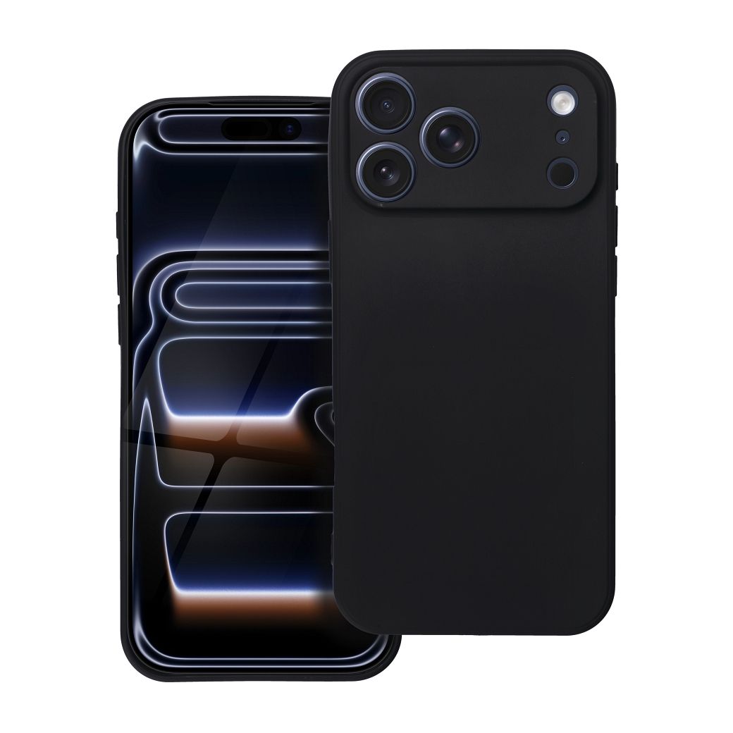 Husa Soft pentru iPhone 17 Pro Max / 18 Pro Max (Low Camera Edge) Negru