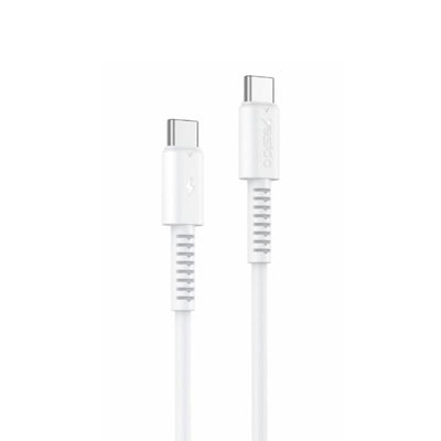 Cablu Yesido Ca154 Pd 60w Type-c/Type-c 1m Pvc 3a Alb