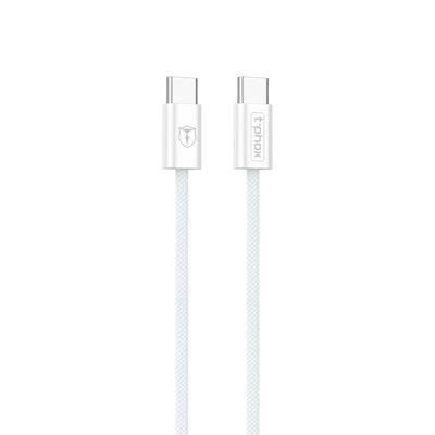 Cablu T-phox Cc15 Series Usb-c/Usb-c 60w 3a Alb
