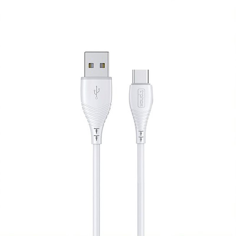 Cablu T-phox Nature Type-c Alb 1.2m 3a