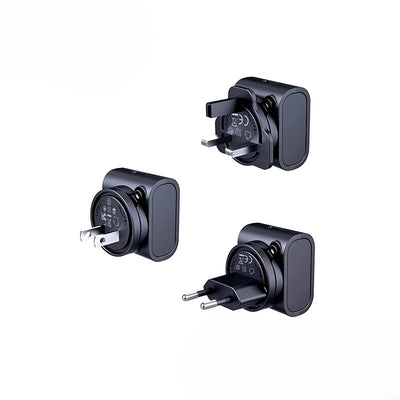 Incarcator Remax Travel Set 30w Rp-u192 Eu/Uk/Us Negru