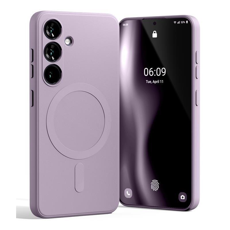 Husa Mercury Semi-silicon Magsafe Samsung Galaxy S26 Lilac Mov