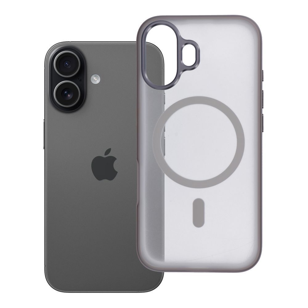 Husa Flexline Mag pentru iPhone 17 Compatible cu Magsafe Gri
