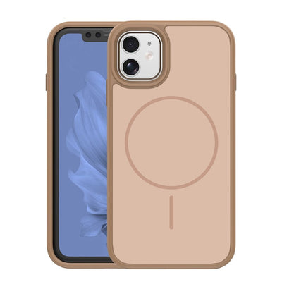 Husa Frame Thin Mag pentru iPhone 11 Maro