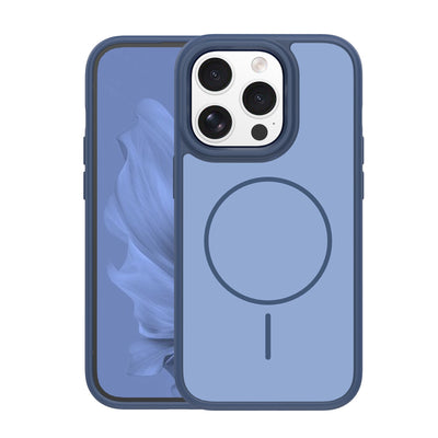 Husa Frame Thin Mag pentru iPhone 14 Pro 6,1" Albastru inchis
