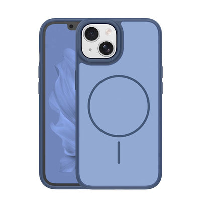 Husa Frame Thin Mag pentru iPhone 14 6,1" Albastru inchis