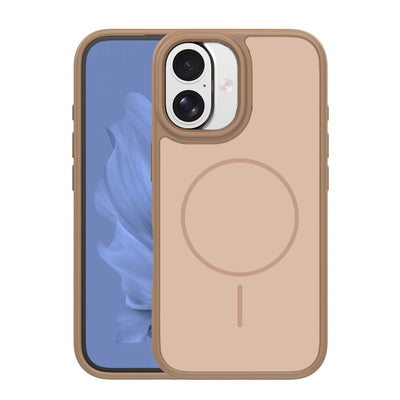 Husa Frame Thin Mag pentru iPhone 17 6,3" Maro