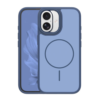 Husa Frame Thin Mag pentru iPhone 16 6,1" Albastru inchis