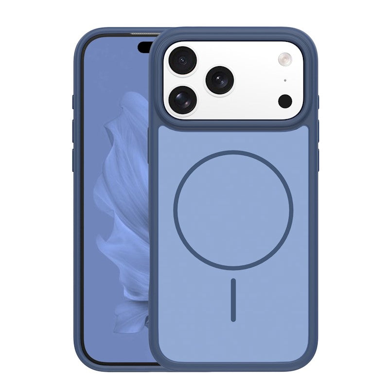 Husa Frame Thin Mag pentru iPhone 17 Pro 6,3" / 18 Pro 6,3" Albastru inchis