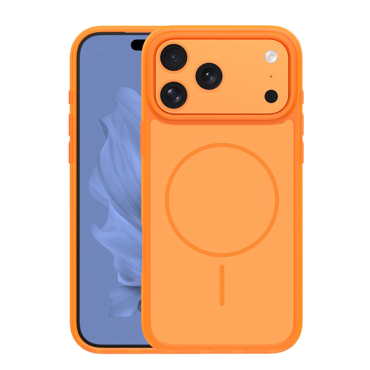 Husa Frame Thin Mag pentru iPhone 17 Pro 6,3" / 18 Pro 6,3" Portocaliu
