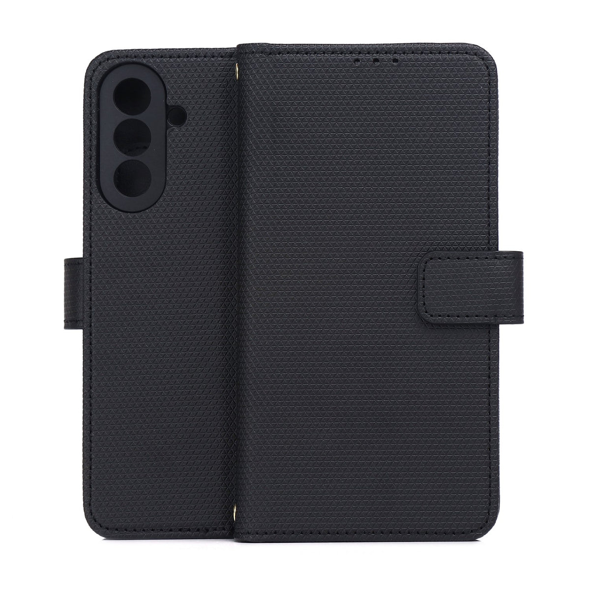 Husa Smart Triangle pentru Samsung Galaxy A17 4G / A17 5G / A26 5G Negru